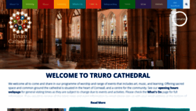 What Trurocathedral.org.uk website looked like in 2022 (1 year ago)