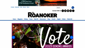 What Theroanoker.com website looked like in 2022 (1 year ago)