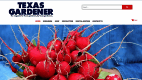 What Texasgardener.com website looked like in 2022 (1 year ago)