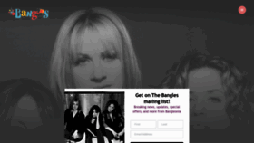 What Thebangles.com website looked like in 2022 (1 year ago)