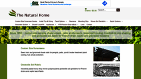 What Thenaturalhome.com website looked like in 2022 (1 year ago)
