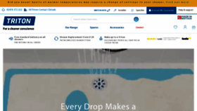 What Tritonshowers.co.uk website looked like in 2022 (1 year ago)