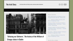 What Theirishstory.com website looked like in 2022 (2 years ago)