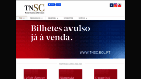 What Tnsc.pt website looked like in 2022 (1 year ago)