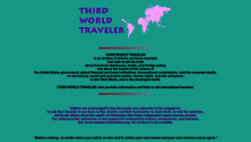 What Thirdworldtraveler.com website looked like in 2022 (1 year ago)