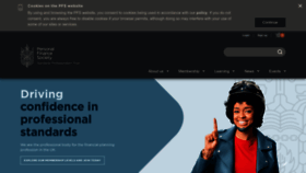 What Thepfs.org website looked like in 2022 (2 years ago)