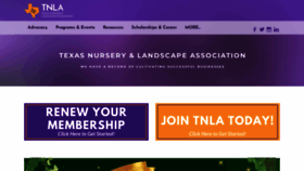 What Tnlaonline.org website looked like in 2022 (1 year ago)