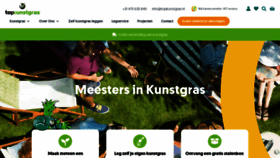 What Topkunstgras.nl website looked like in 2022 (1 year ago)