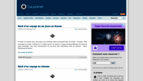 What Tux-planet.fr website looked like in 2022 (1 year ago)
