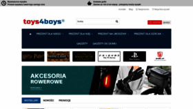 What Toys4boys.pl website looked like in 2022 (2 years ago)