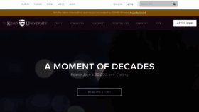 What Tku.edu website looked like in 2022 (1 year ago)