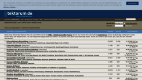What Tektorum.de website looked like in 2022 (1 year ago)