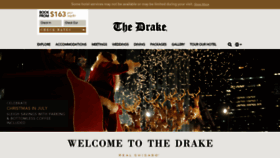 What Thedrakehotel.com website looked like in 2022 (1 year ago)
