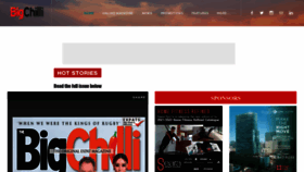 What Thebigchilli.com website looked like in 2022 (1 year ago)