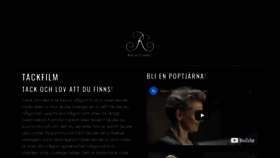 What Tackfilm.se website looked like in 2022 (1 year ago)