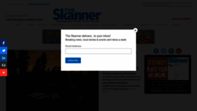 What Theskanner.com website looked like in 2022 (1 year ago)