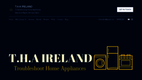 What Thaireland.ie website looked like in 2022 (1 year ago)
