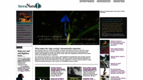 What Terranature.org website looked like in 2022 (1 year ago)