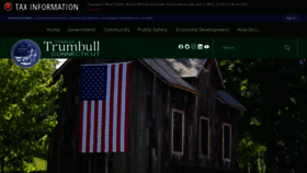 What Trumbull-ct.gov website looked like in 2022 (1 year ago)