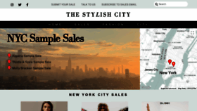 What Thestylishcity.com website looked like in 2022 (1 year ago)