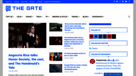 What Thegate.ca website looked like in 2022 (1 year ago)