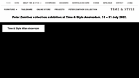 What Timeandstyle.com website looked like in 2022 (1 year ago)