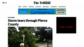 What Thepiercecountytribune.com website looked like in 2022 (1 year ago)