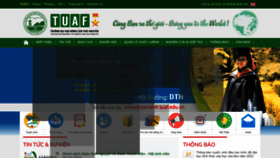 What Tuaf.edu.vn website looked like in 2022 (1 year ago)