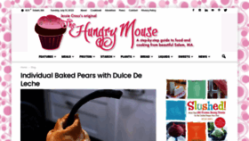 What Thehungrymouse.com website looked like in 2022 (1 year ago)