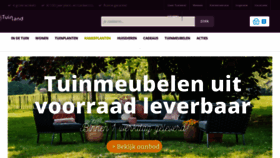 What Tuinland.nl website looked like in 2022 (1 year ago)