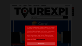 What Tourexpi.com website looked like in 2022 (1 year ago)