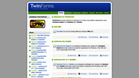 What Twinforms.com website looked like in 2022 (1 year ago)