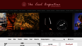 What Therealargentina.com website looked like in 2022 (1 year ago)