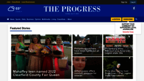 What Theprogressnews.com website looked like in 2022 (1 year ago)