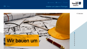 What Thaff-thueringen.de website looked like in 2022 (1 year ago)