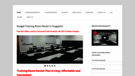 What Trainingroomsg.com website looked like in 2022 (1 year ago)