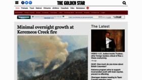 What Thegoldenstar.net website looked like in 2022 (1 year ago)
