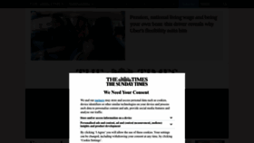 What The-times.co.uk website looked like in 2022 (1 year ago)