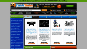 What Trendtimes.com website looked like in 2022 (1 year ago)