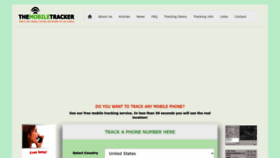 What Themobiletracker.com website looked like in 2022 (1 year ago)