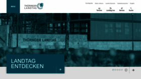 What Thueringer-landtag.de website looked like in 2022 (1 year ago)