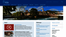 What Thun.ch website looked like in 2022 (1 year ago)