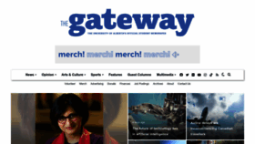 What Thegatewayonline.ca website looked like in 2022 (1 year ago)