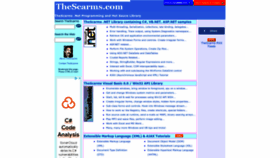 What Thescarms.com website looked like in 2022 (1 year ago)