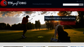 What Tngolf.org website looked like in 2022 (1 year ago)