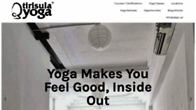 What Tirisulayoga.com website looked like in 2022 (1 year ago)