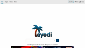 What Tayedi.com website looked like in 2022 (1 year ago)