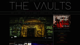 What Thevaults.london website looked like in 2022 (1 year ago)