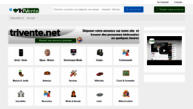 What Trivente.net website looked like in 2022 (1 year ago)