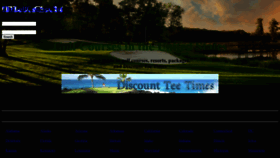 What Thegolfcourses.net website looked like in 2022 (1 year ago)